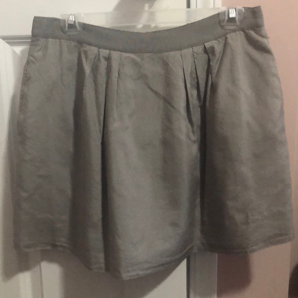 Silver J Crew Skirt